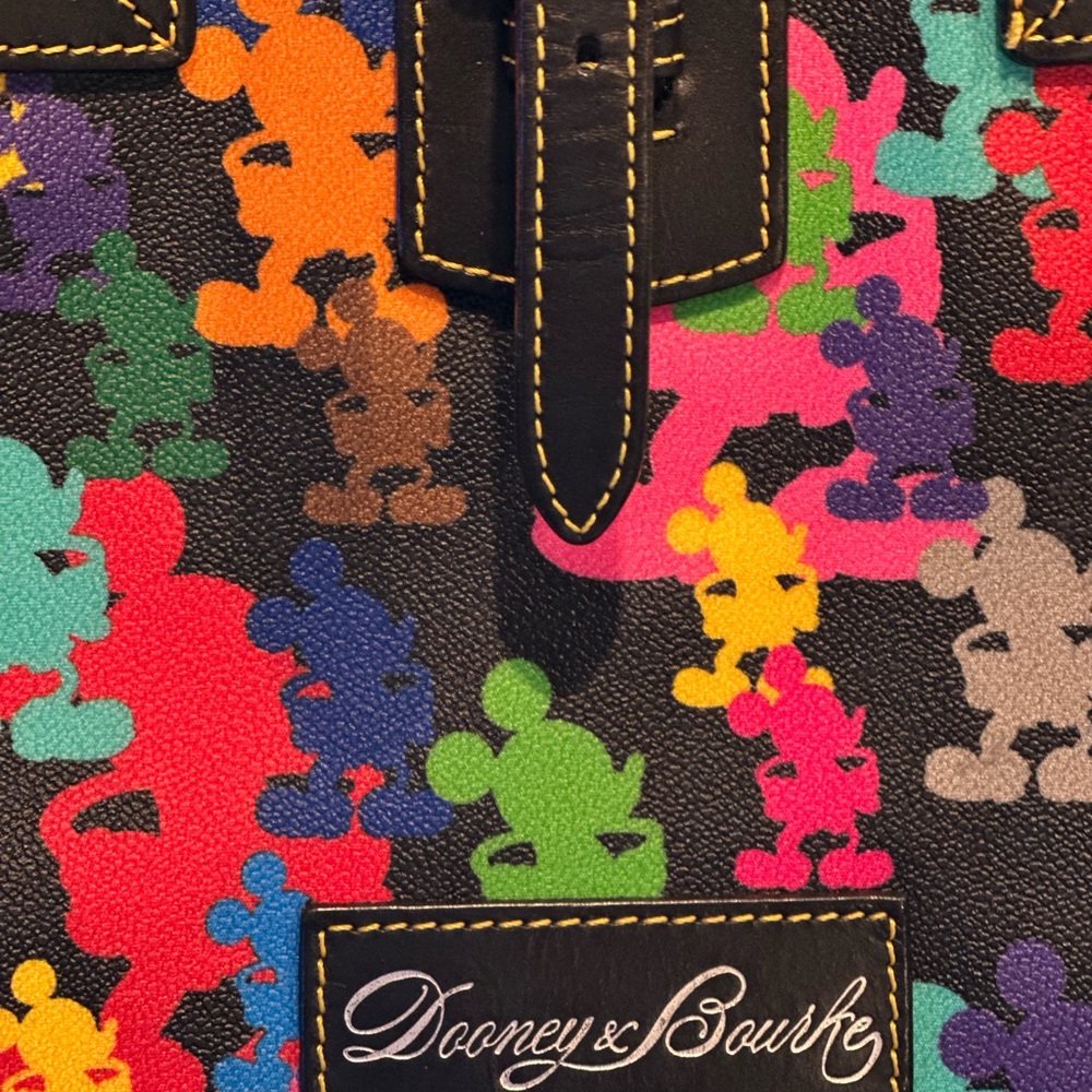 Dooney & Bourke Colorful Mickey Mouse Tote - Picture 4 of 8